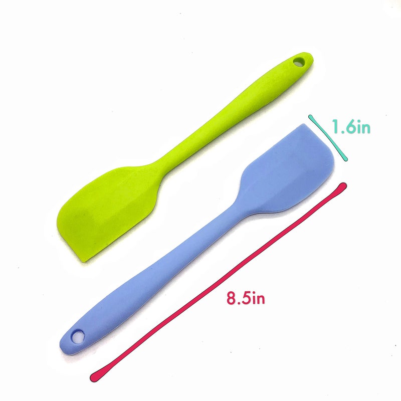 Dadam Silicone Spatula Set of 5 - Silicone Spatulas Heat Resistant with Stainless Steel Core - Non Stick Rubber Spatulas Kitchen Utensils for Cooking, Baking and Mixing - Image 4